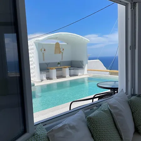 Wonderful Santorini - 2 Bedroom - Dream Tria - Stunning Sea Views And Private Pool - 4* Vourvoúlos