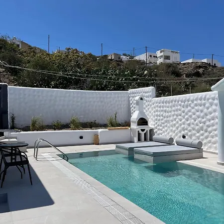 Wonderful Santorini - 2 Bedroom - Dream Tria - Stunning Sea Views And Private Pool - 4* Vourvoúlos